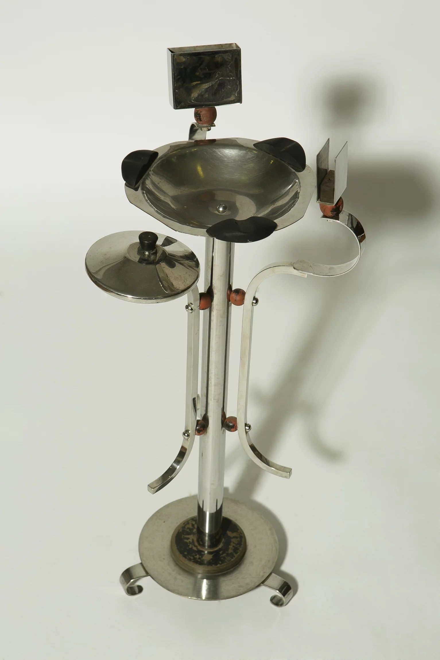 1930s Art Deco floor standing ashtray