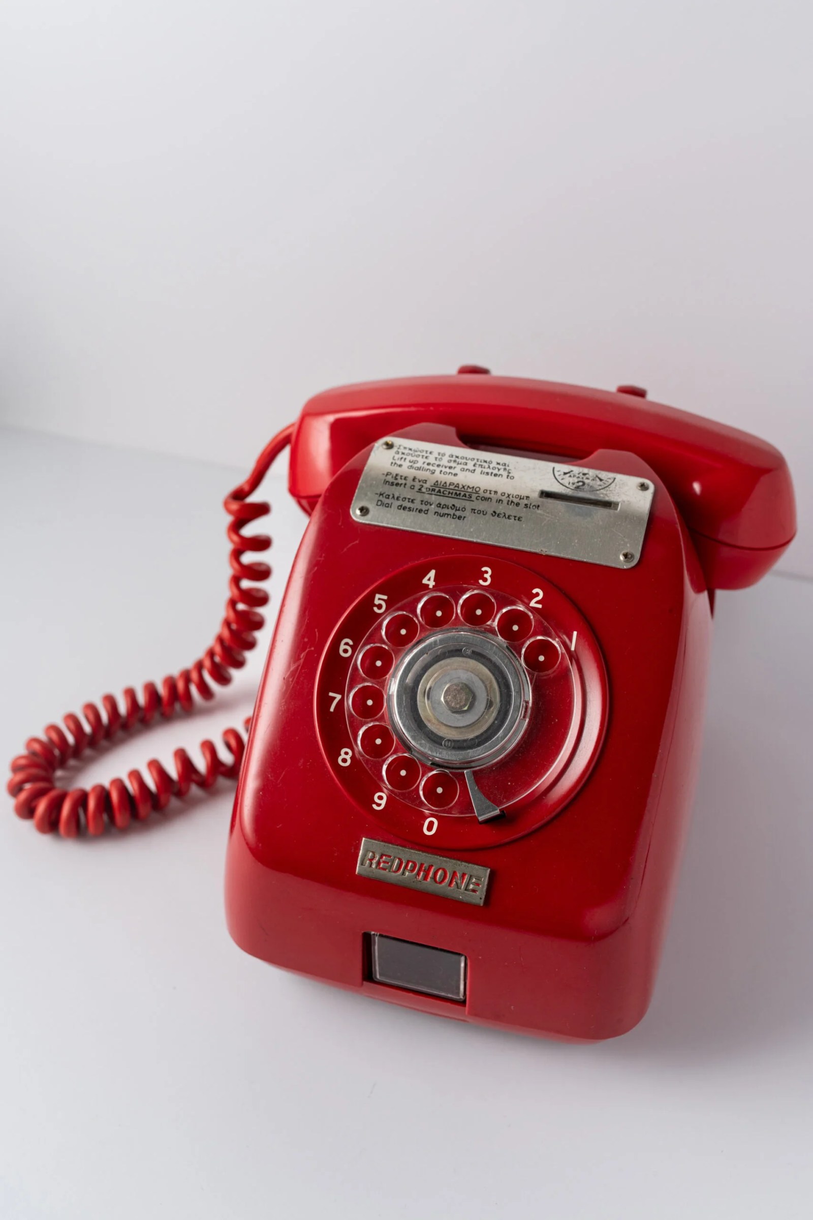 1970s ‘REDPHONE’ public telephone