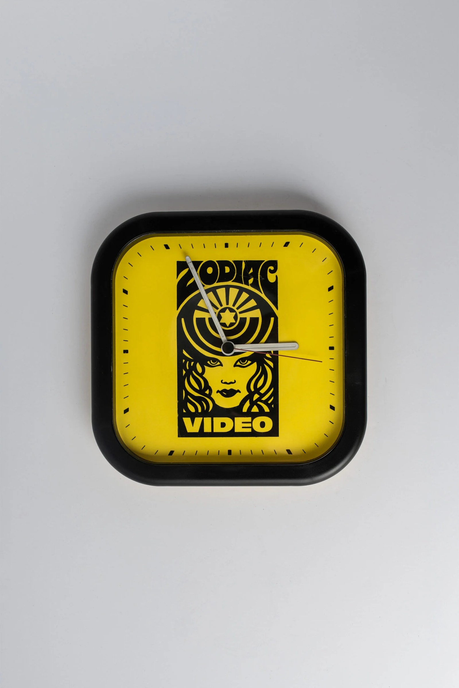 1980s ‘Zodiac Video’ advertising wall clock