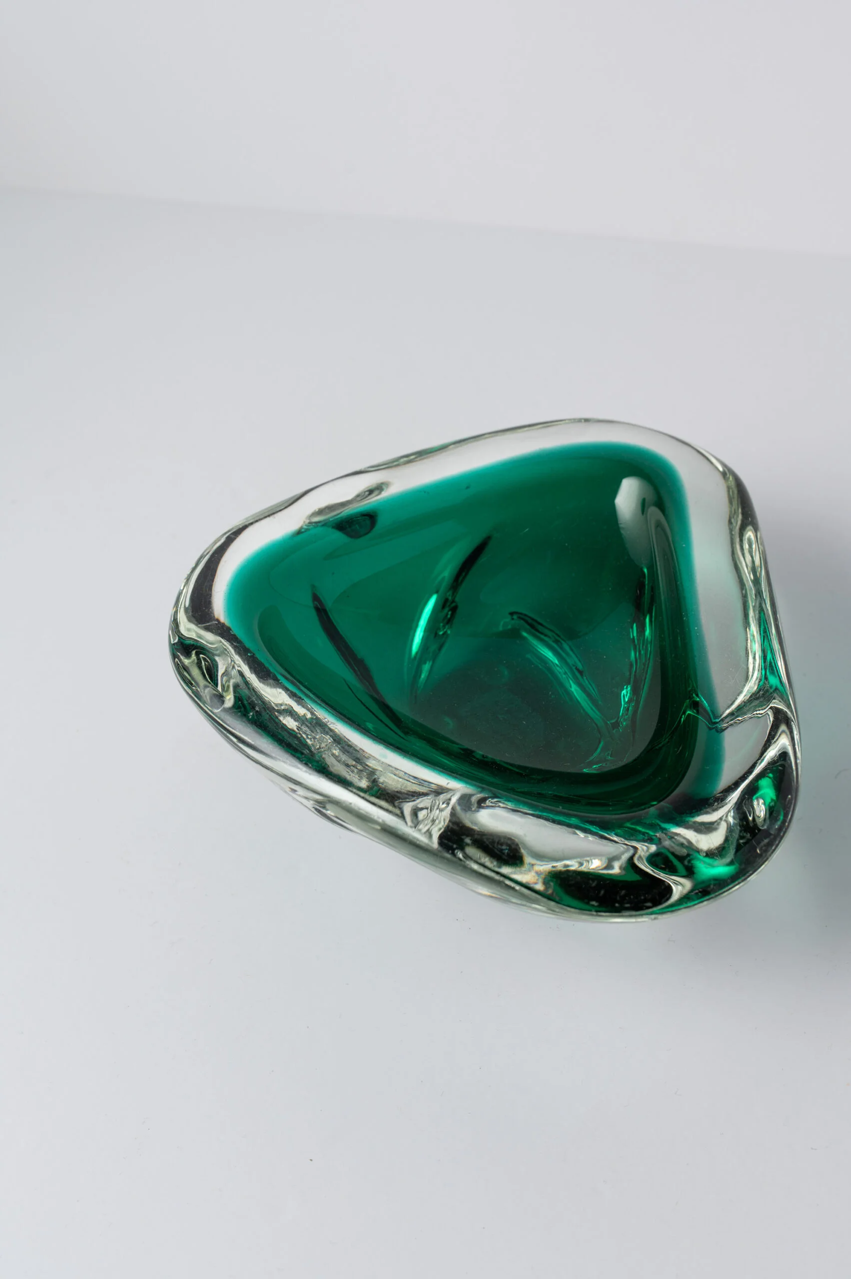 1960s green Murano bowl