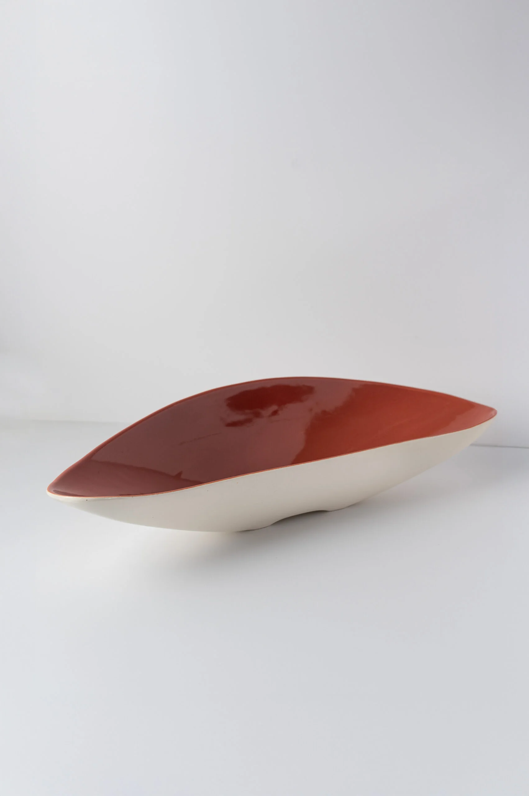 1950s ‘Poole’ glazed kidney shaped ceramic dish