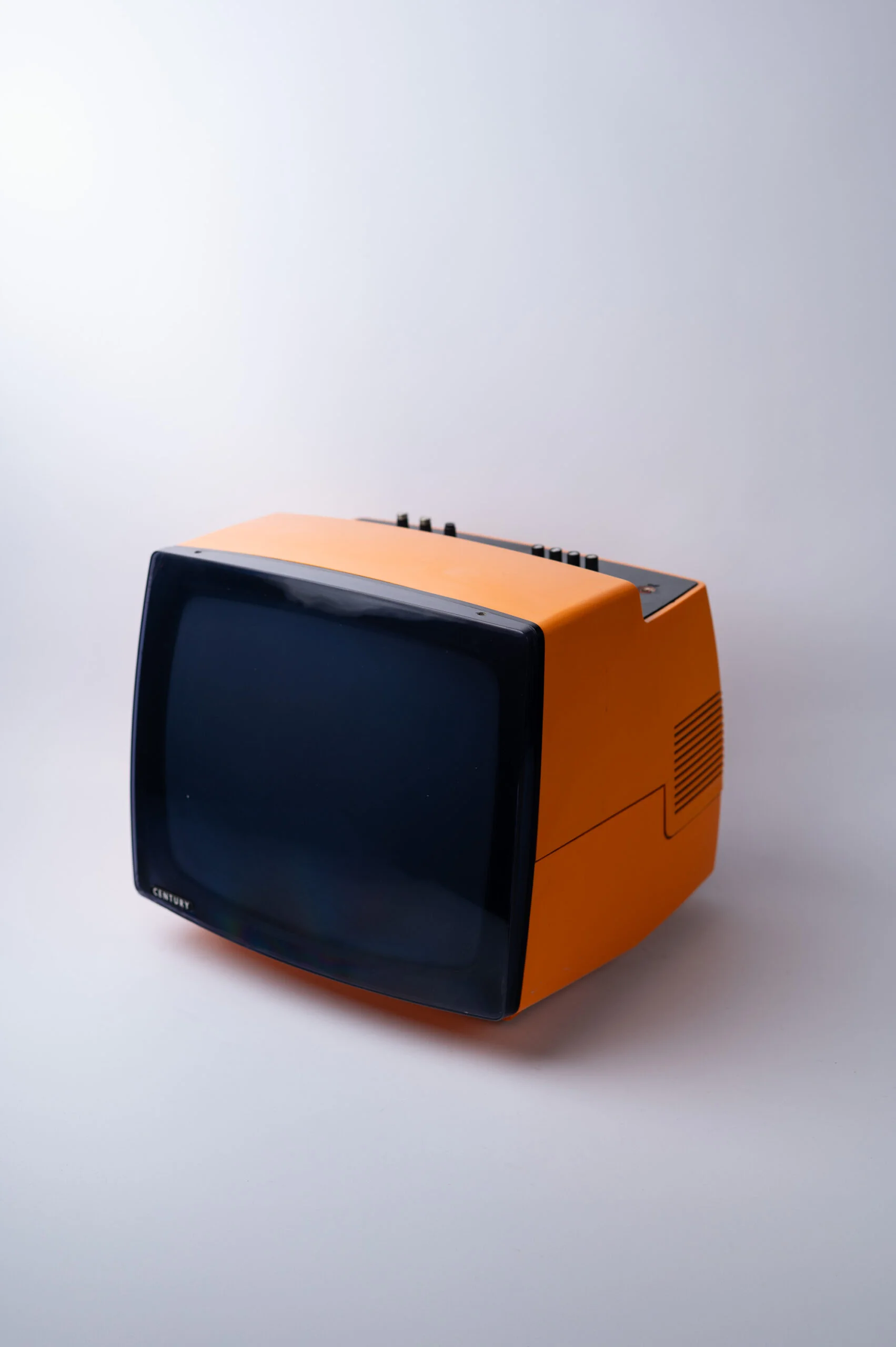 1970s orange ‘Century’ portable tv