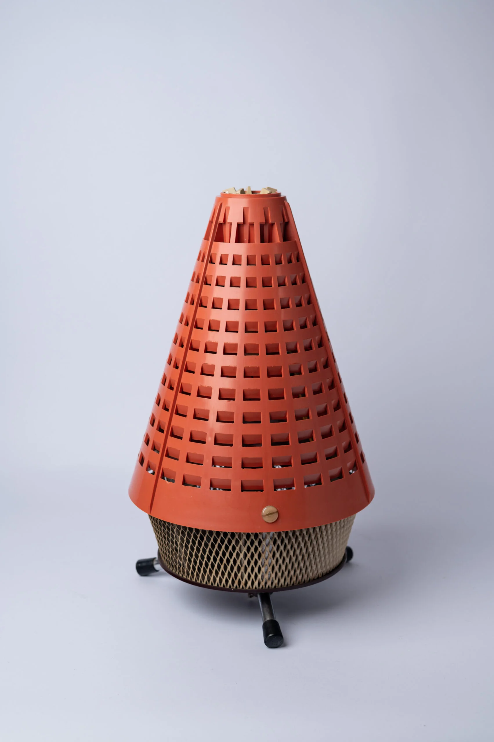 1950s space age rocket design heater