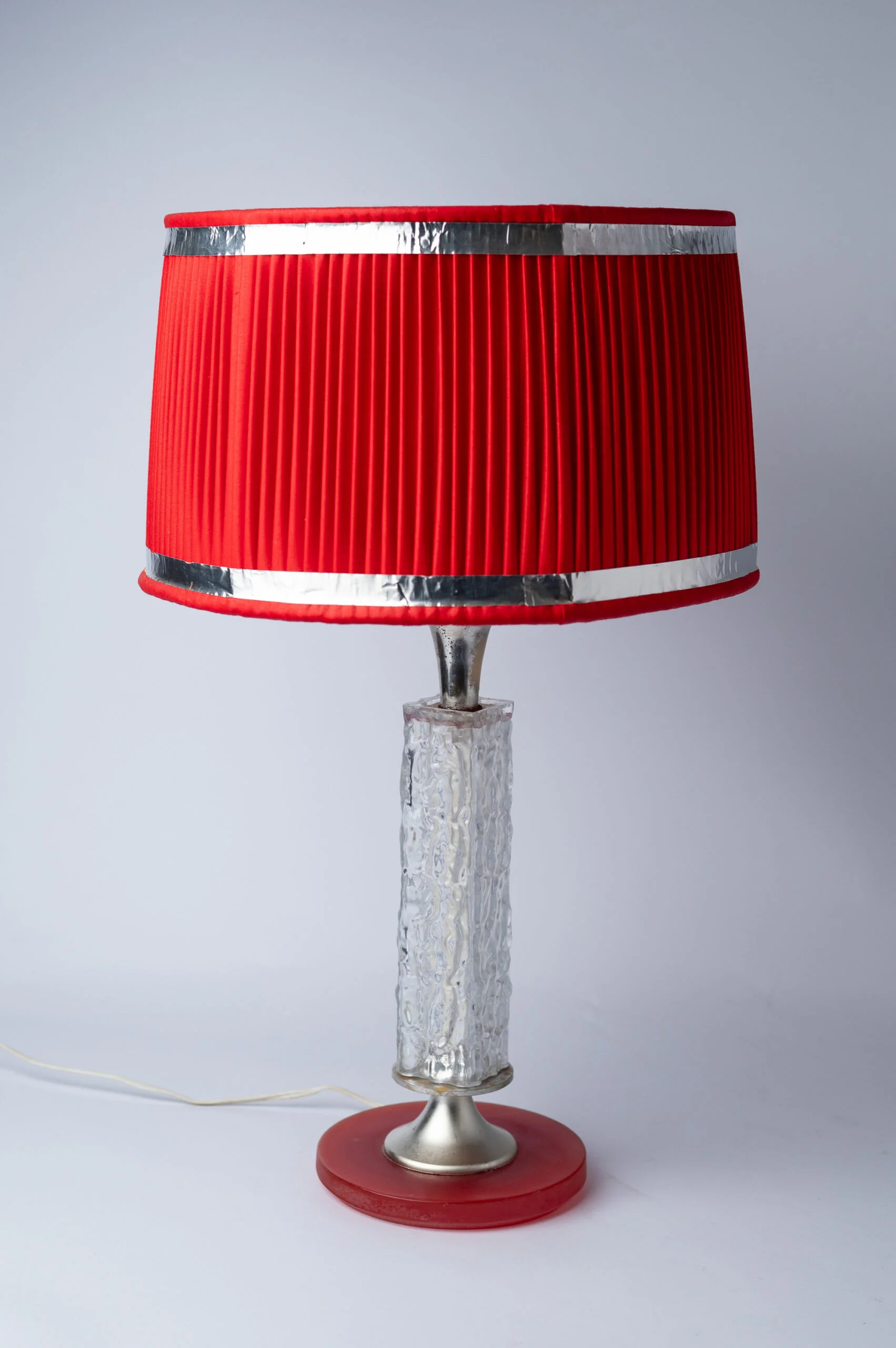 1970s space age MCM plastic table lamp