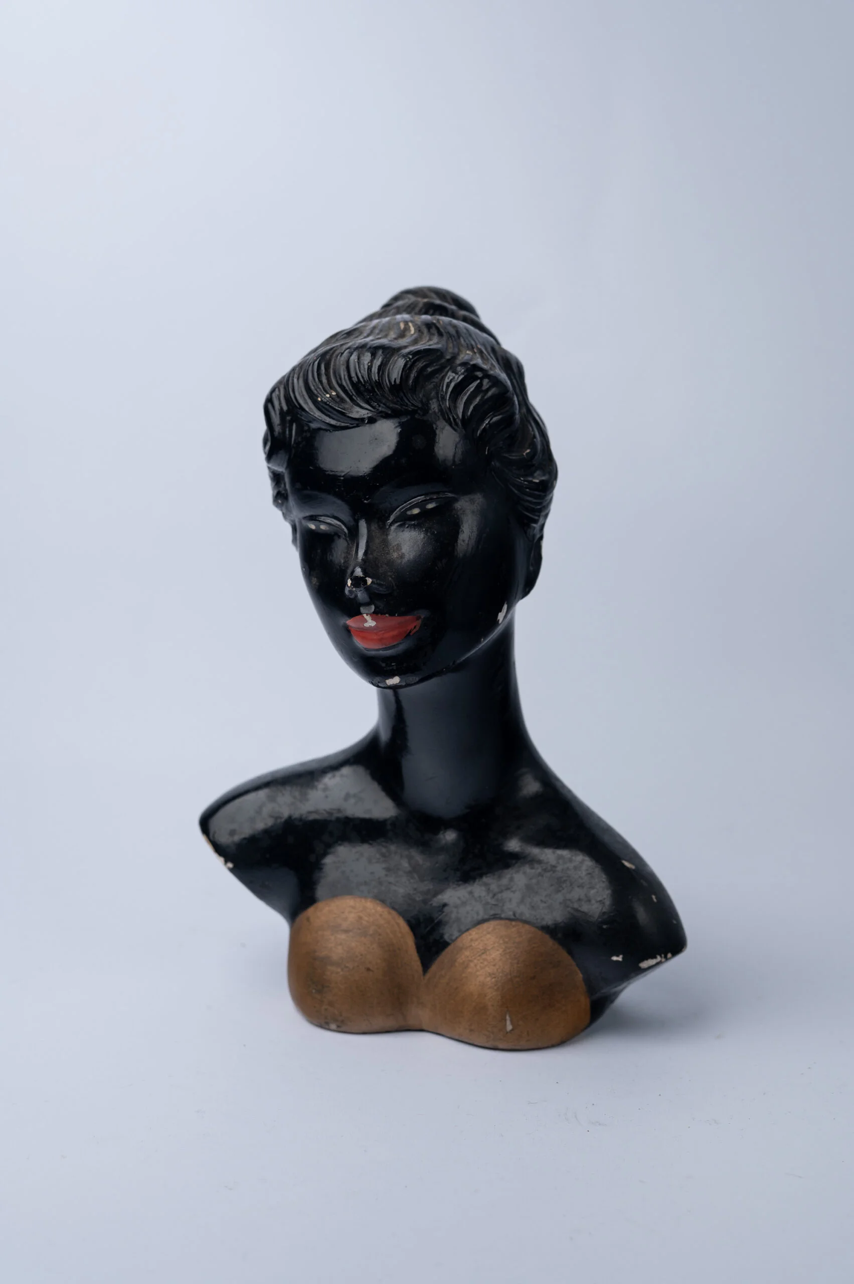 1950s Asian woman’s ceramic bust