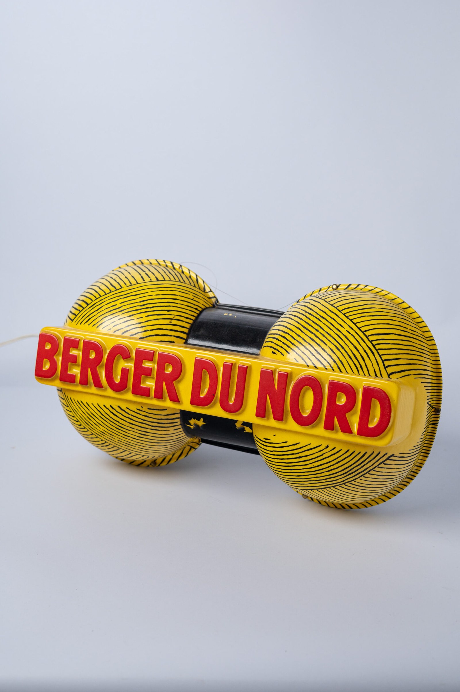 1960s ‘Berger Du Nord’ yarn advertising lamp