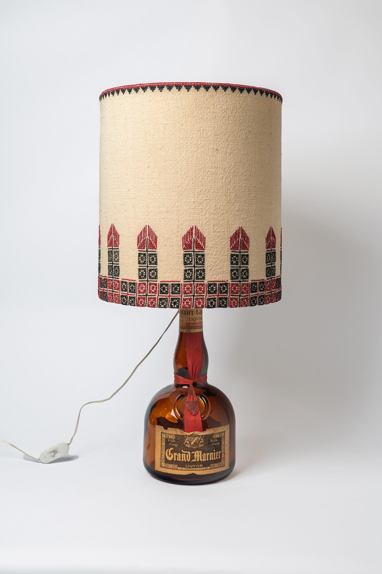 1960s MCM ‘Grand Marnier’ table lamp with original shade