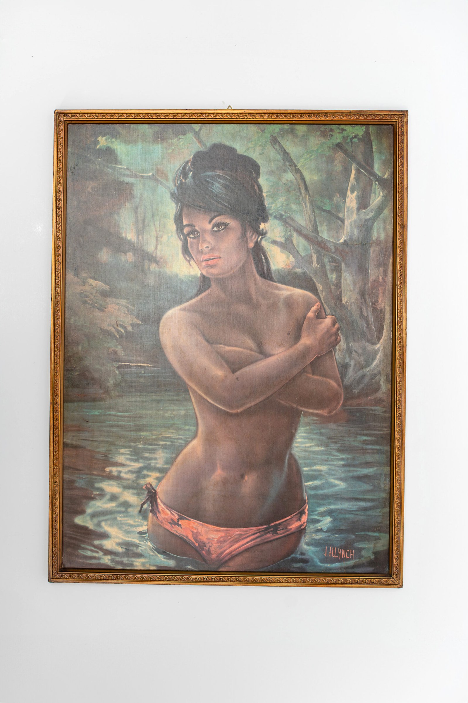 1960s MCM ‘Nymph’ original print by J.H. Lynch