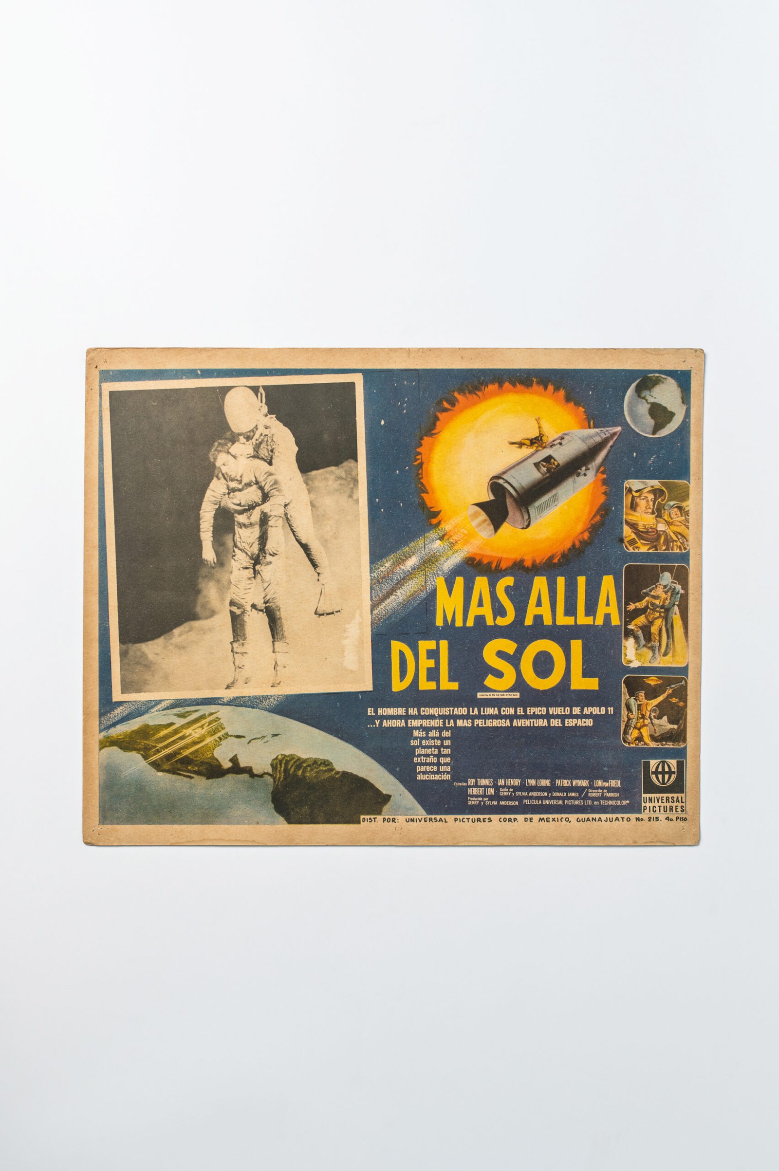1969 space age ‘Journey To The Far Side Of The Sun’ Sci-Fi movie lobby card